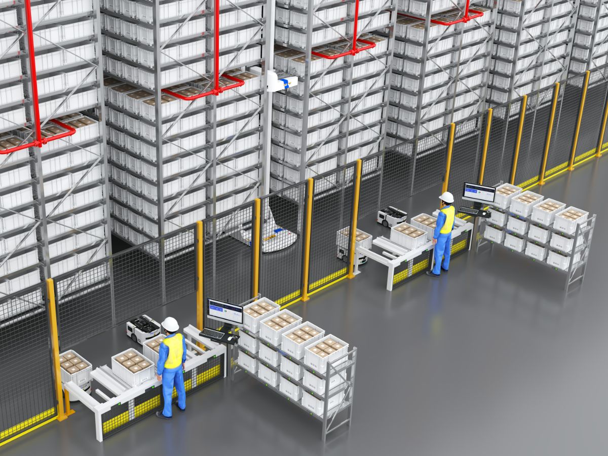 缓存货架工作站